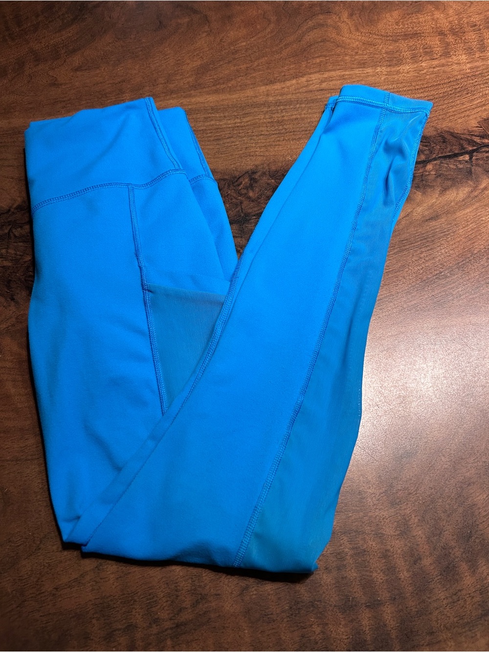 Fabletics On-The-Go PowerHold® High-Waisted Blue Legging